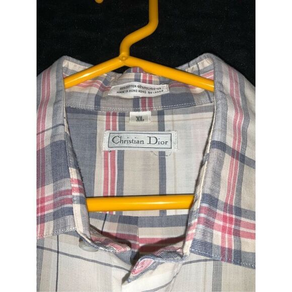 Christian Dior xl short sleeve button shirt button - Picture 3 of 5